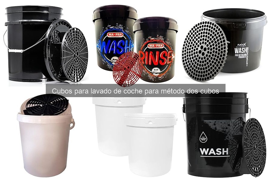 Accesorios Esenciales para Cubos de Lavado de Coche