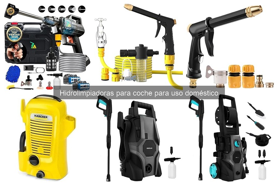 Accesorios esenciales para hidrolimpiadoras de coche