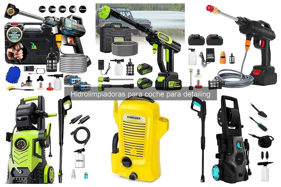 Accesorios imprescindibles para hidrolimpiadoras en detailing