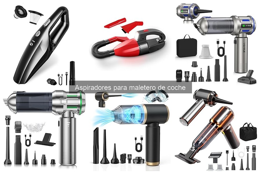 Accesorios útiles para aspiradores de maletero de coche