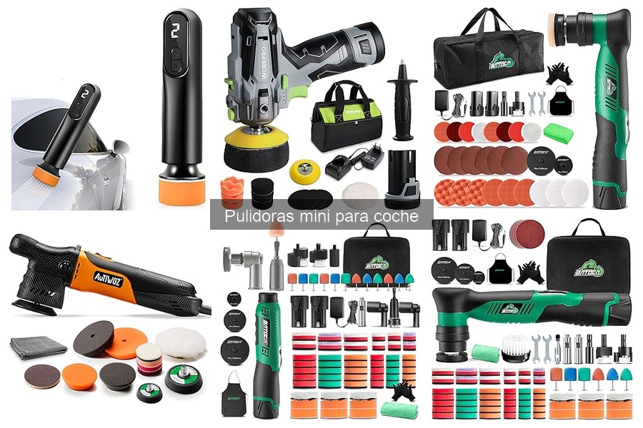 Accesorios útiles para pulidoras mini de coche