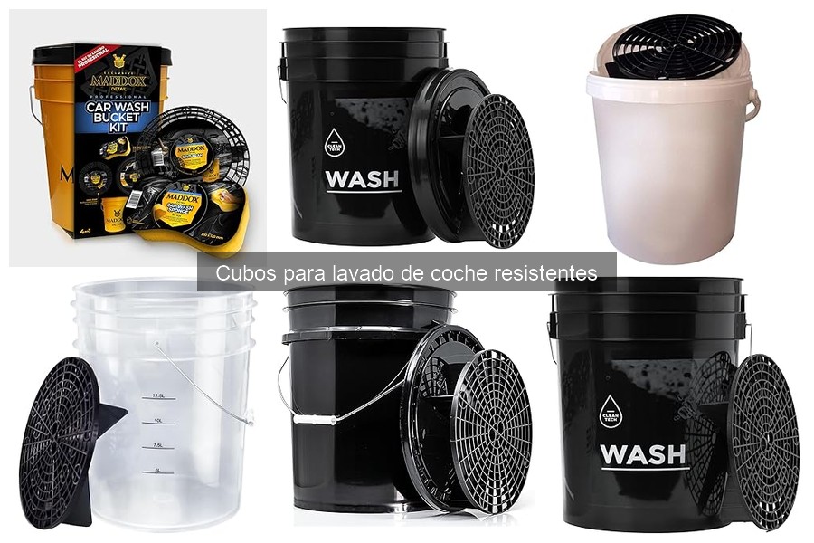 Adaptando cubos de lavado de coche para espacios reducidos