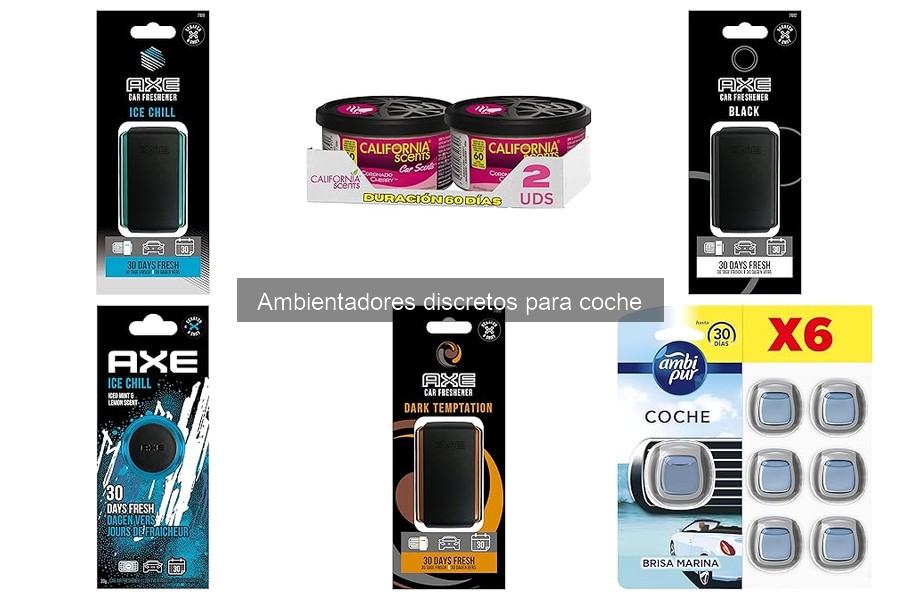 Alternativas a ambientadores discretos para coche: ¡Descúbrelas!