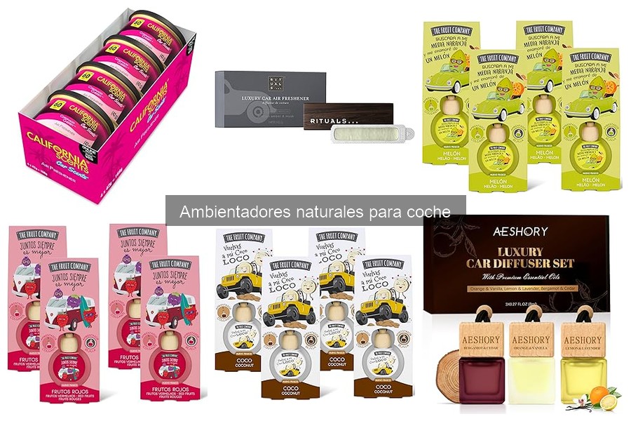 Alternativas a Ambientadores Naturales para Coche