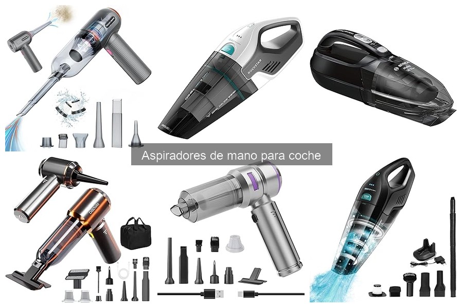 Alternativas a aspiradores de mano para limpiar el coche
