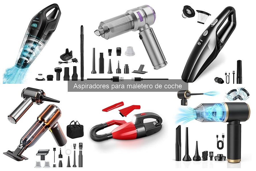 Alternativas a aspiradores para maletero de coche