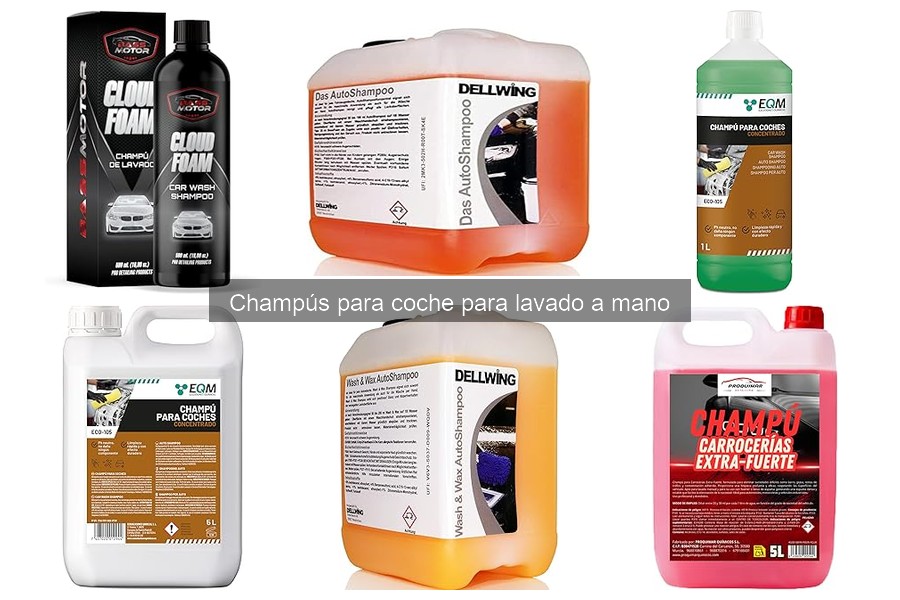 Alternativas a champú para coche en emergencia | Guía rápida