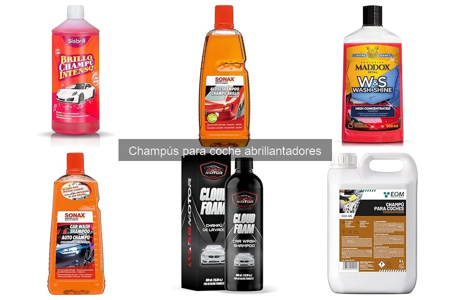 Alternativas a Champús Abrillantadores para Coche