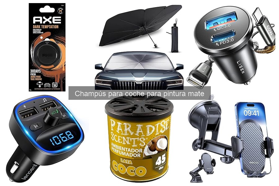 Alternativas a champús para coche mate que debes conocer