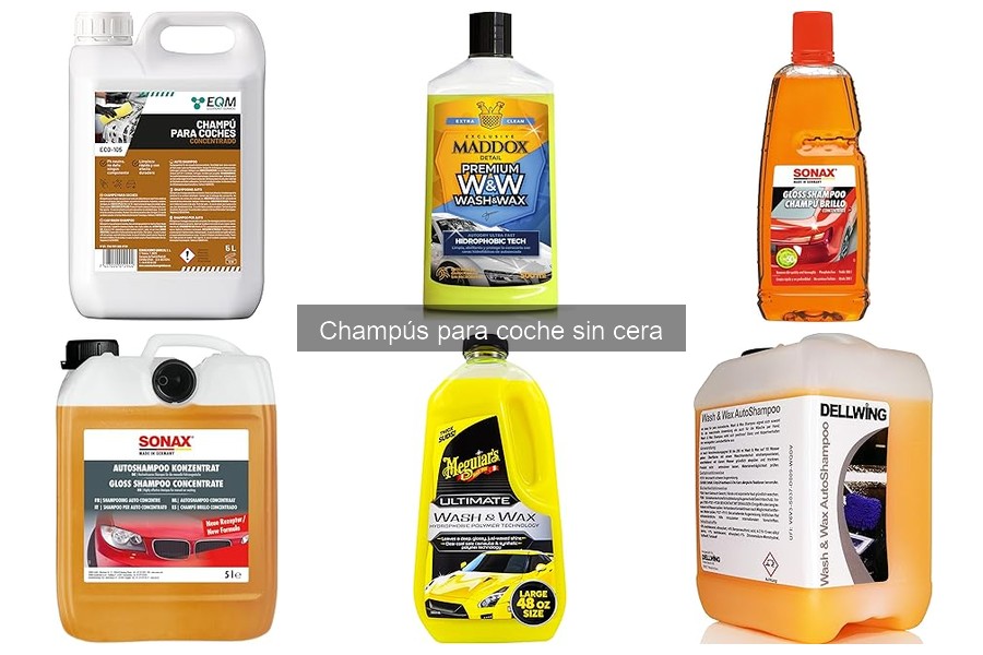 Alternativas a champús para coche sin cera: ¡Descúbrelas!