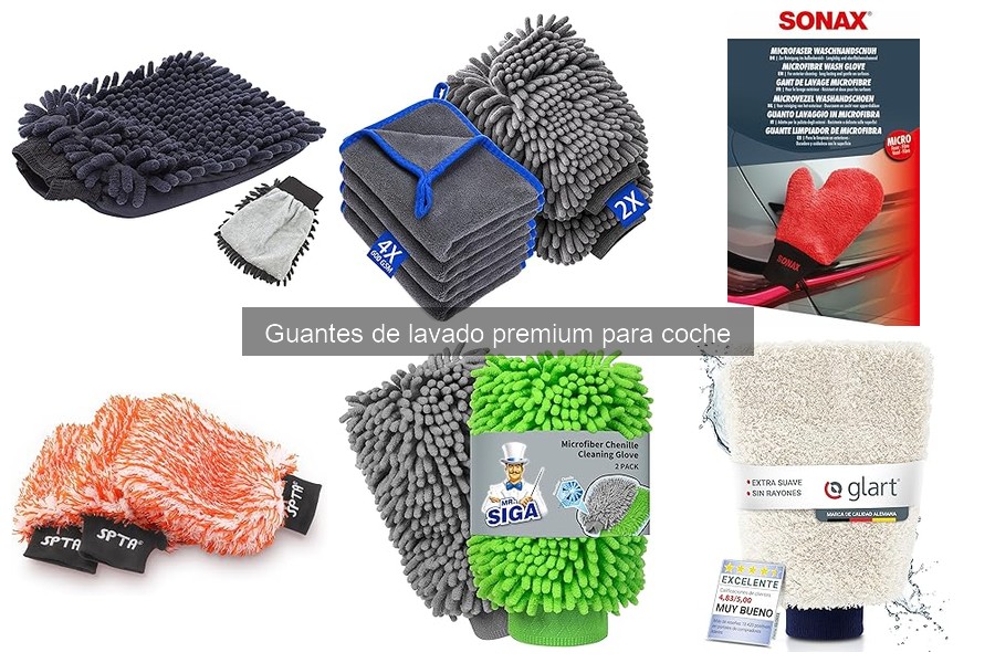 Alternativas a Guantes de Lavado Premium para tu Coche