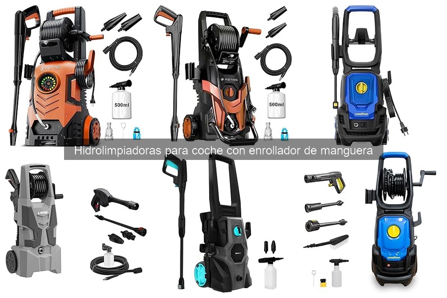 Alternativas a hidrolimpiadoras con enrollador de manguera
