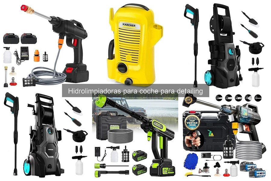 Alternativas a hidrolimpiadoras para el detailing de coches