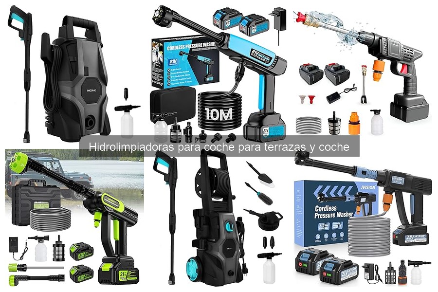 Alternativas a hidrolimpiadoras para limpiar coches