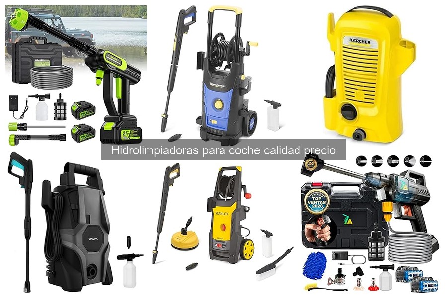 Alternativas a hidrolimpiadoras para limpiar tu coche
