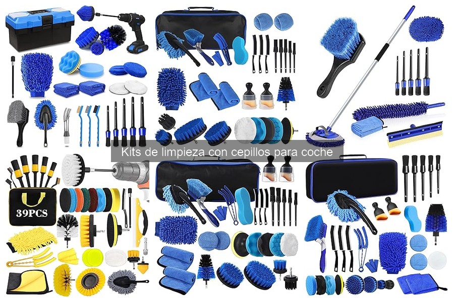 Alternativas a kits de limpieza con cepillos para coche