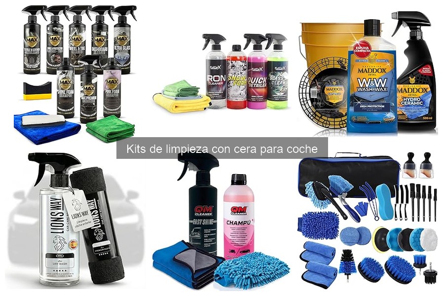 Alternativas a kits de limpieza con cera para coche