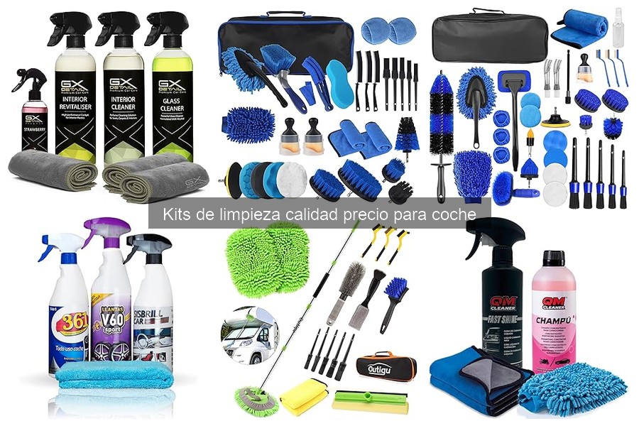 Alternativas a kits de limpieza de coche: soluciones prácticas