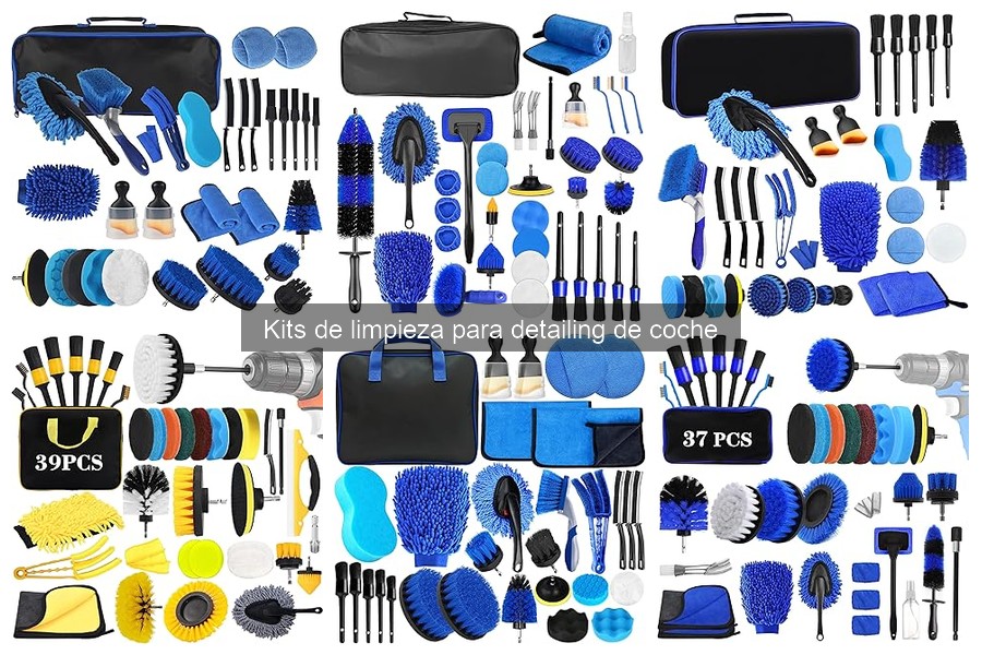 Alternativas a kits de limpieza de detailing para coches