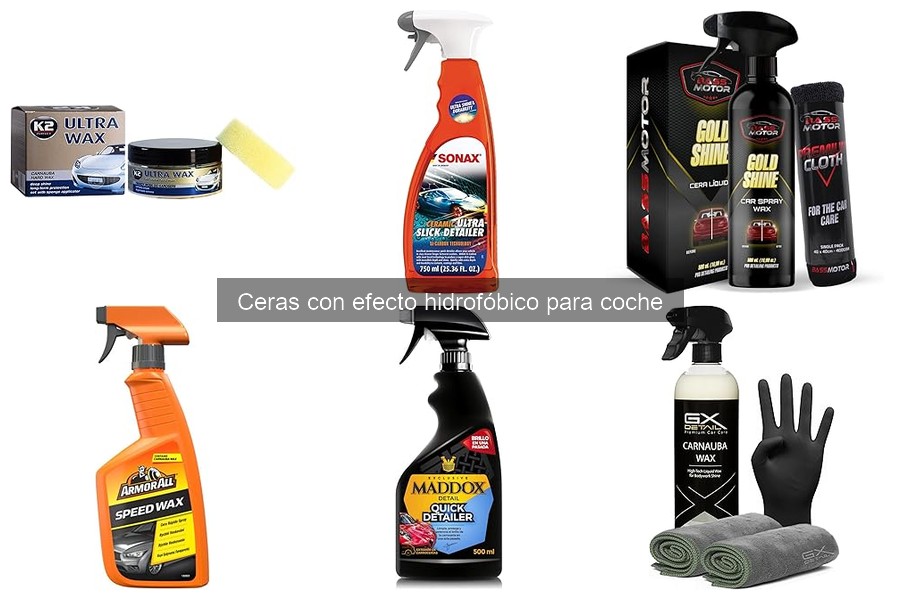 Alternativas a la cera hidrofóbica para el cuidado del coche