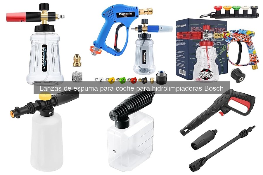 ** Alternativas a Lanzas de Espuma para Limpiar Coches
