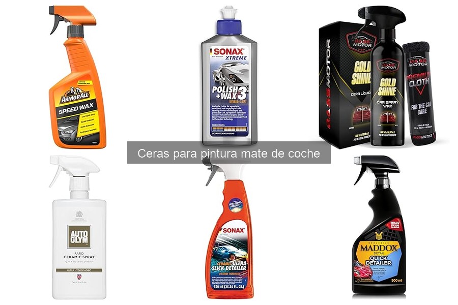 Alternativas a las ceras para pintura mate de coche