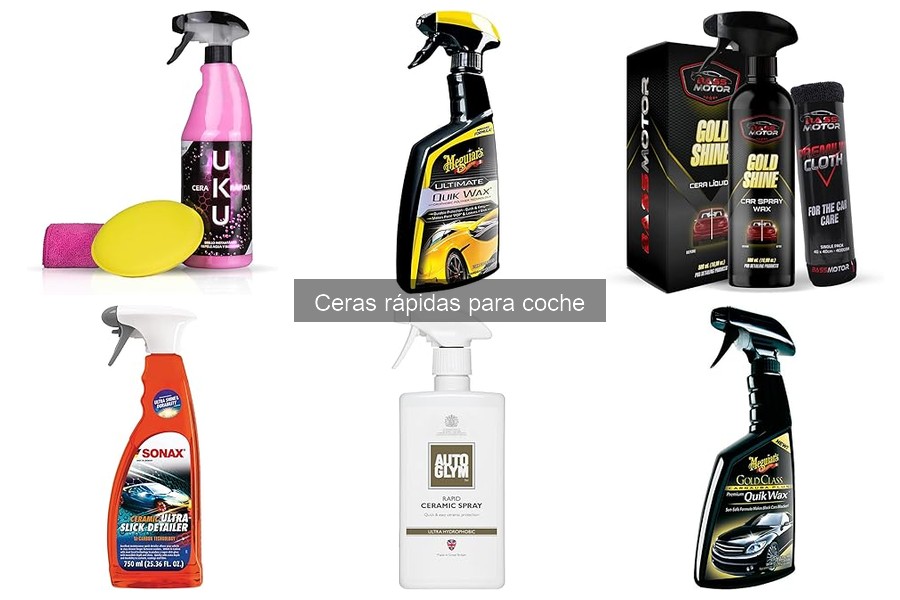 Alternativas a las ceras rápidas para coche: mejores opciones