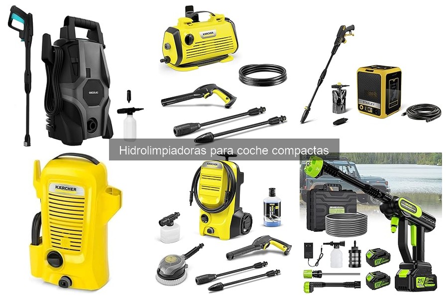 Alternativas a las hidrolimpiadoras compactas para coche
