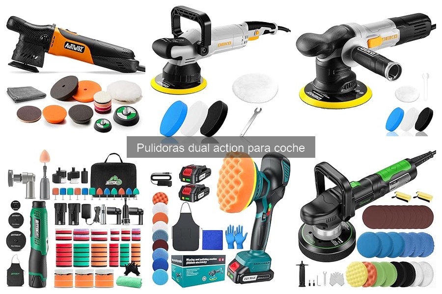 Alternativas a las pulidoras dual action para pulir coches