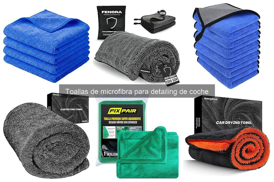 Alternativas a las toallas de microfibra en detailing de coches