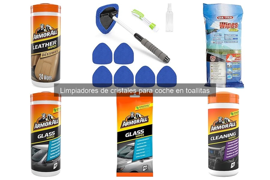 Alternativas a las toallitas limpiadoras de cristales para coche