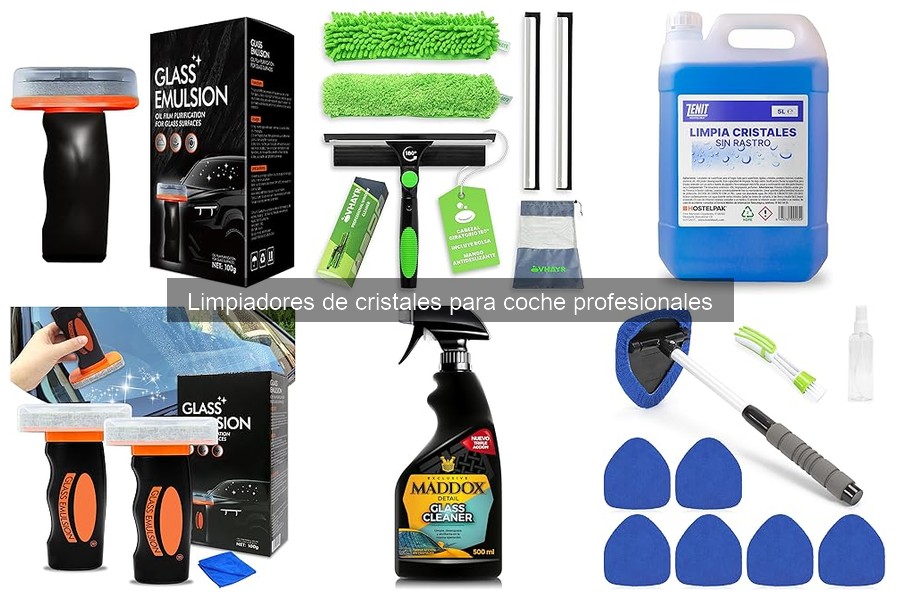 Alternativas a limpiadores de cristales para coche profesionales