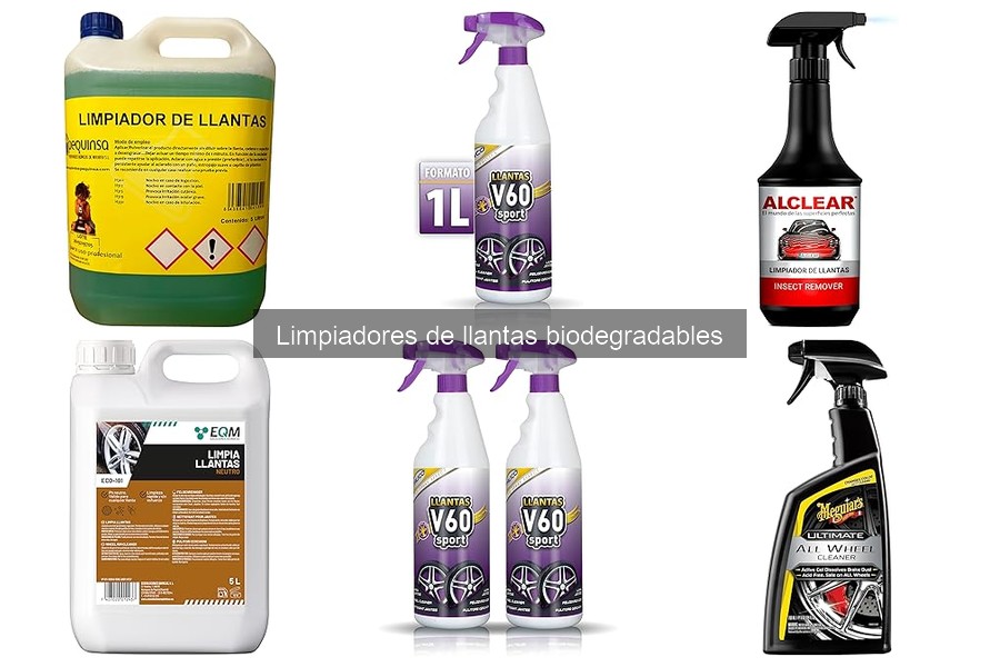 Alternativas a limpiadores de llantas biodegradables