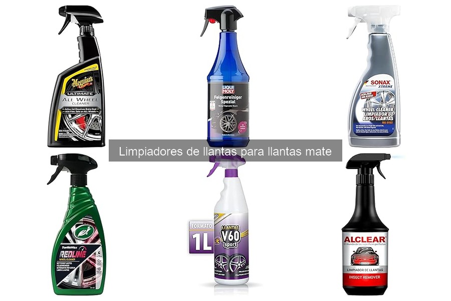 Alternativas a Limpiadores de Llantas Mate para tu Coche