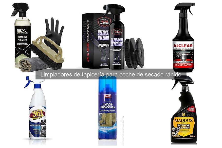 Alternativas a Limpiadores de Tapicería de Secado Rápido