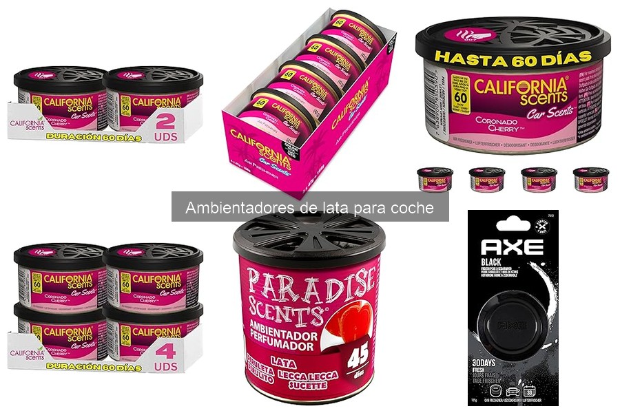 Alternativas a los ambientadores de lata para coche