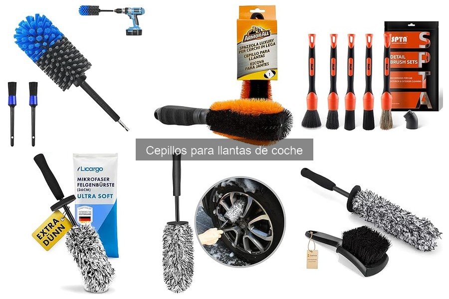 Alternativas a los cepillos para limpiar llantas de coche