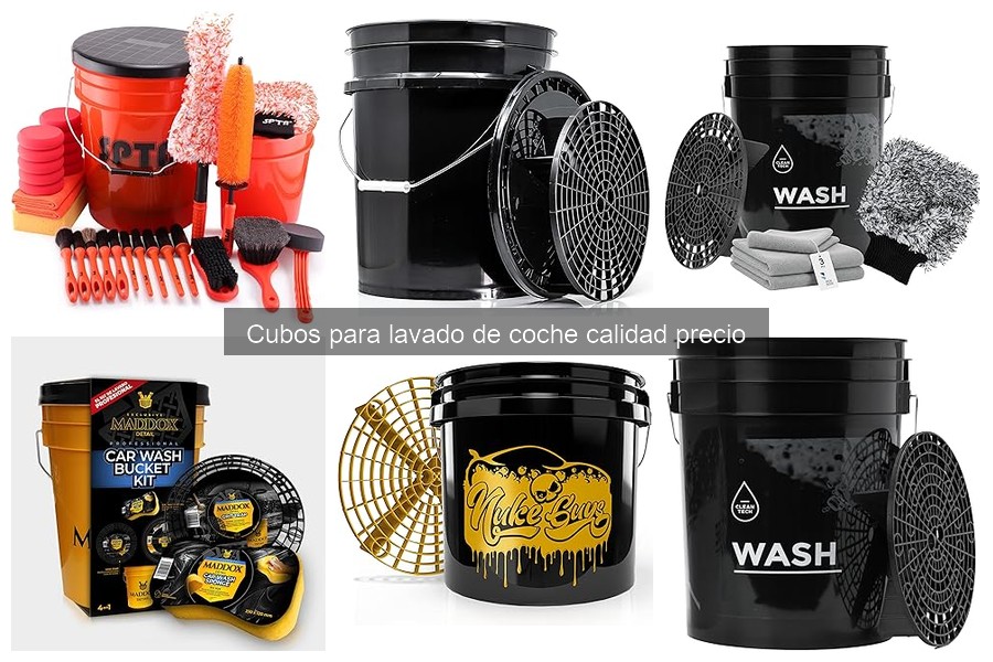 Alternativas a los cubos para lavado de coche: descubre nuevas opciones