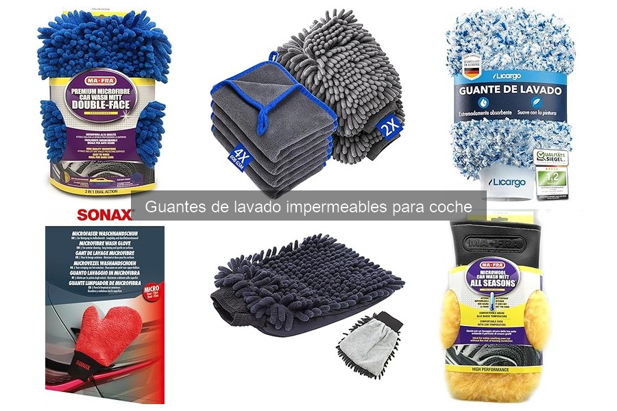 Alternativas a los Guantes de Lavado Impermeables para Coche