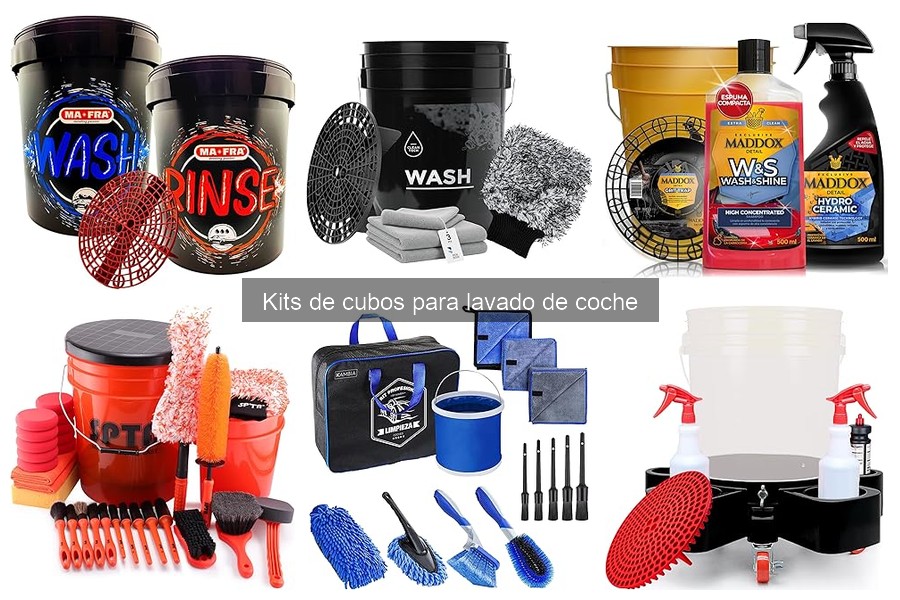 Alternativas a los kits de cubos para lavado de coche