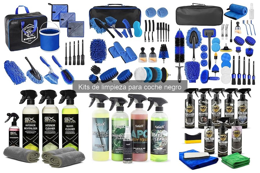 Alternativas a los Kits de Limpieza para Coche Negro