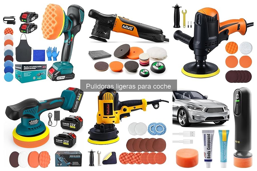 Alternativas a pulidoras ligeras para el cuidado del coche