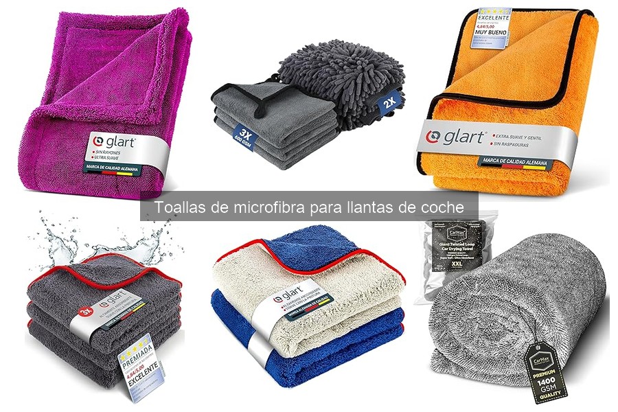 Alternativas a Toallas de Microfibra para Limpieza de Llantas