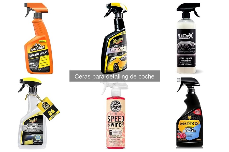Alternativas ecológicas a ceras tradicionales para detailing