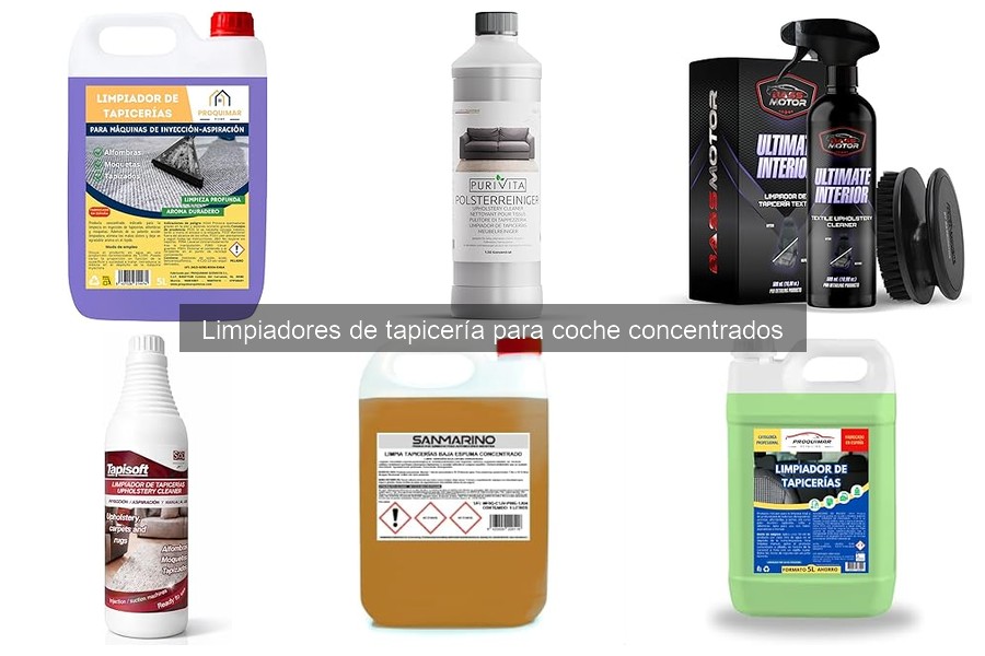 Alternativas Ecológicas a Limpiadores de Tapicería para Coche