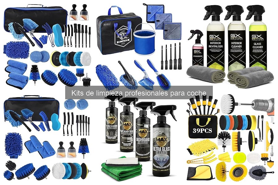 Alternativas económicas a los kits de limpieza de coche