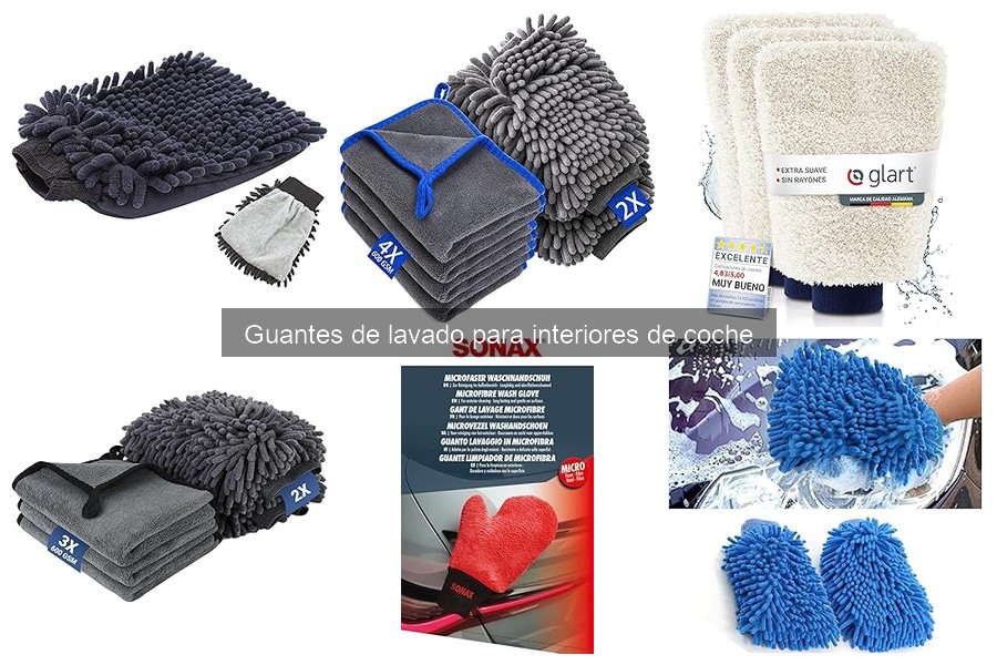 Alternativas efectivas a guantes de lavado para coches