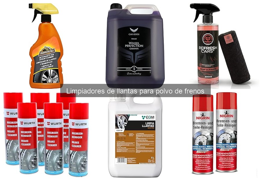 Alternativas Efectivas a Limpiadores de Llantas para Polvo de Frenos