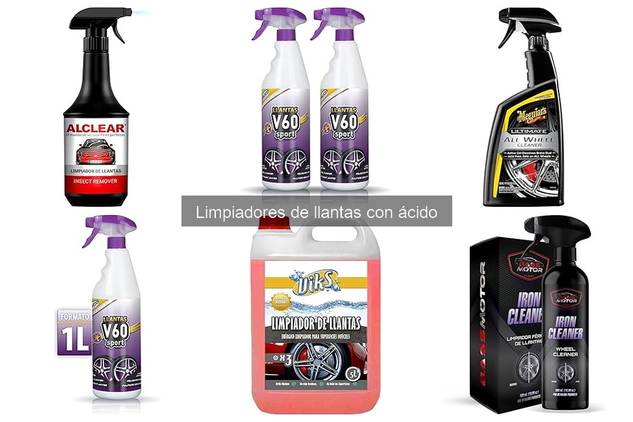 Alternativas naturales a limpiadores de llantas con ácido