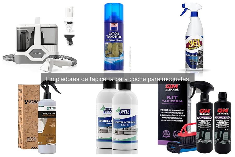 Alternativas naturales a limpiadores de tapicería para coche